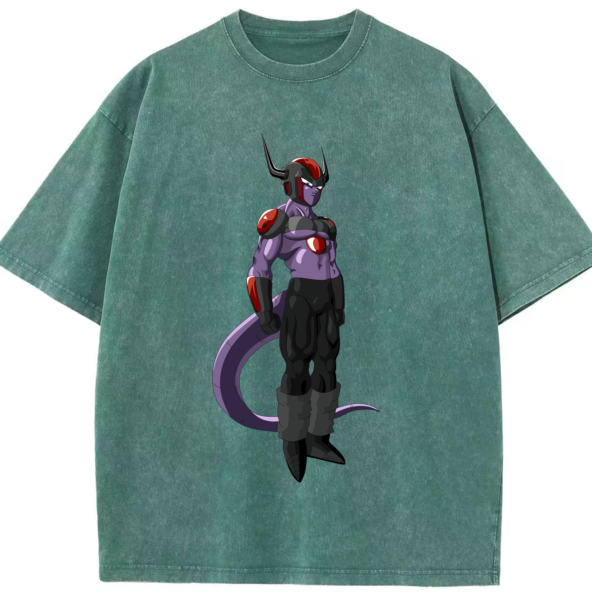 （画像用） ドラゴンボール フリーザ DRAGON BALL Frieza 綿100% ヴィンテージ風 半袖Tシャツ（フロントプリント）